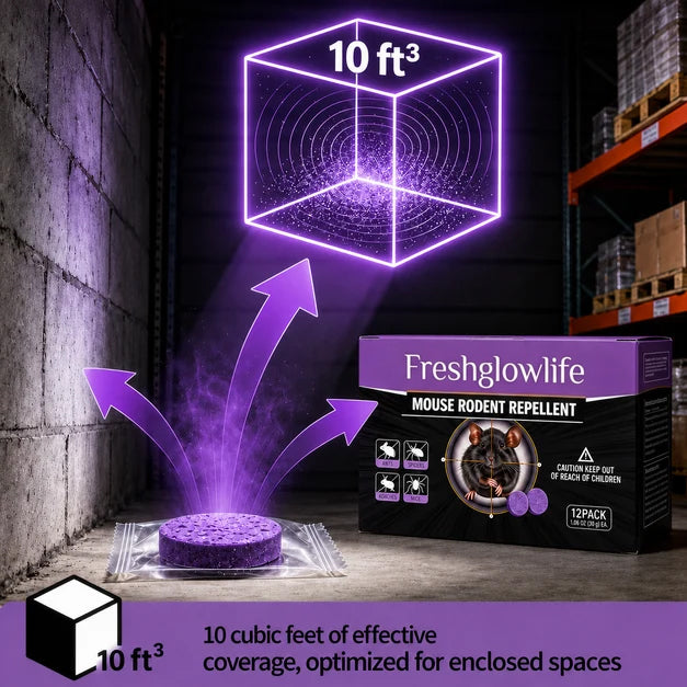 ✅ 10,000+ Happy Customers 🐭 All-Natural Peppermint & Cinnamon Pest & Rodent Repellent Pucks 🕷️🐍