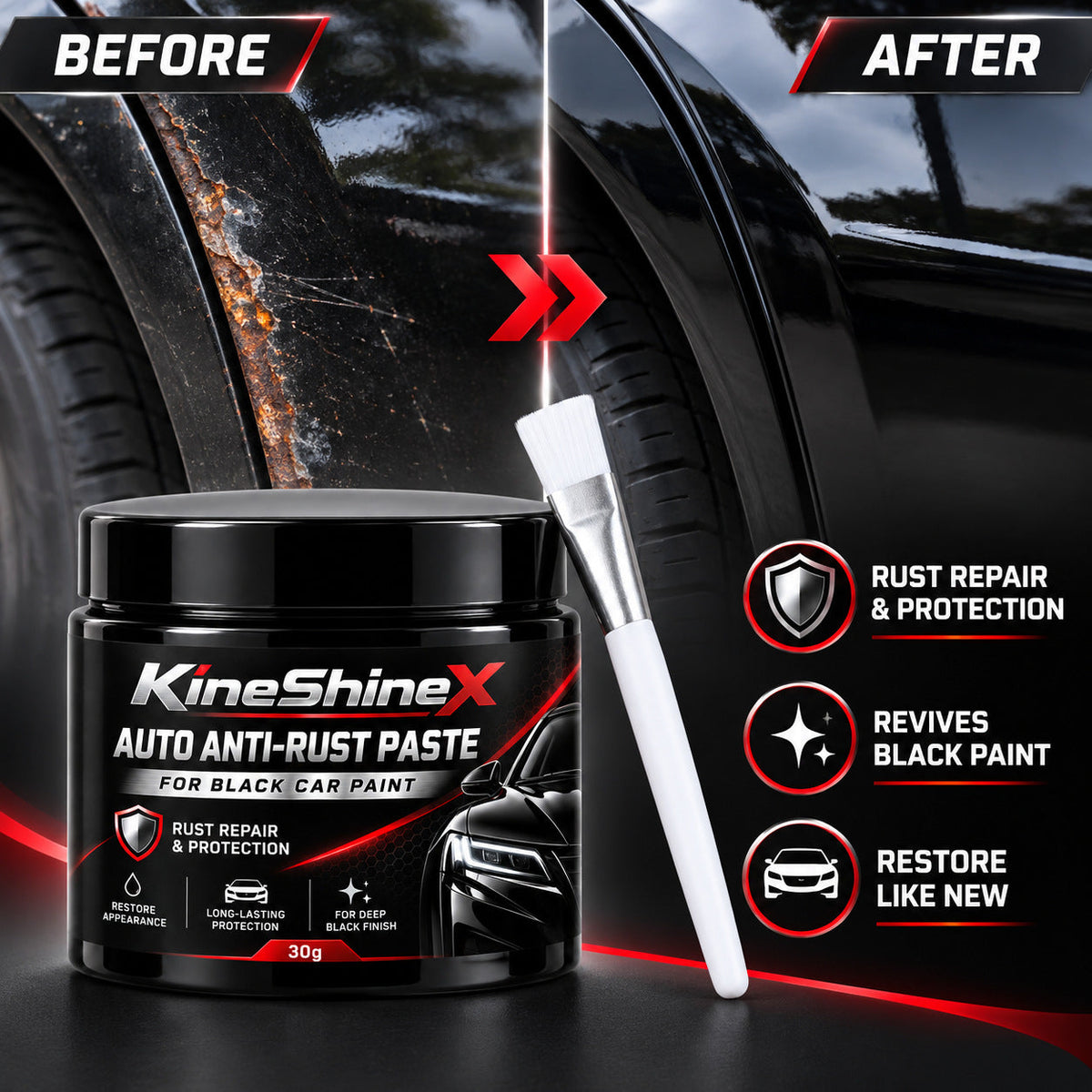 Limited-Time Buy 2 Get 1 FREE!! Car Metal Rust Repair Paste