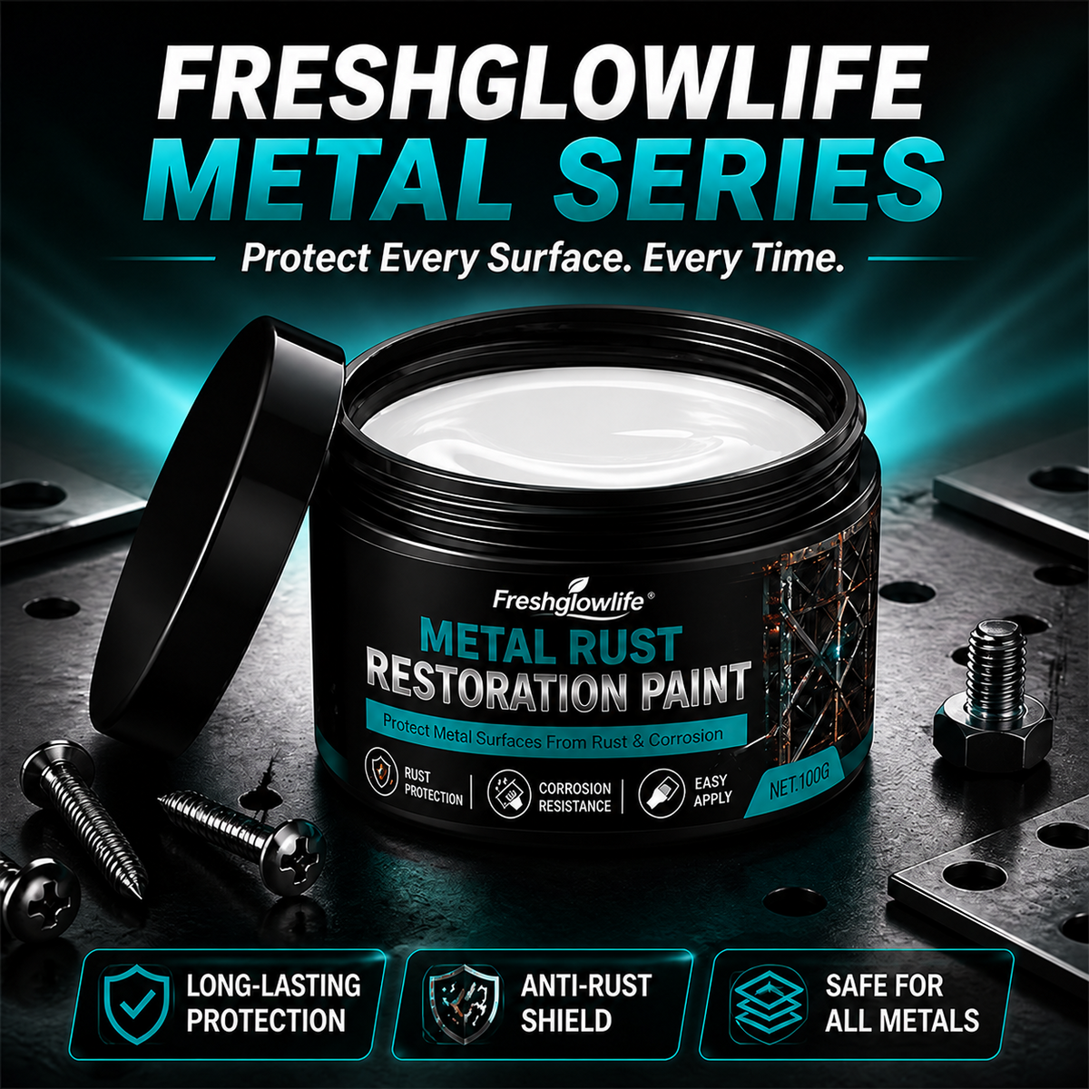 Limited-Time Buy 2 Get 1 FREE!! Car Metal Rust Repair Paste
