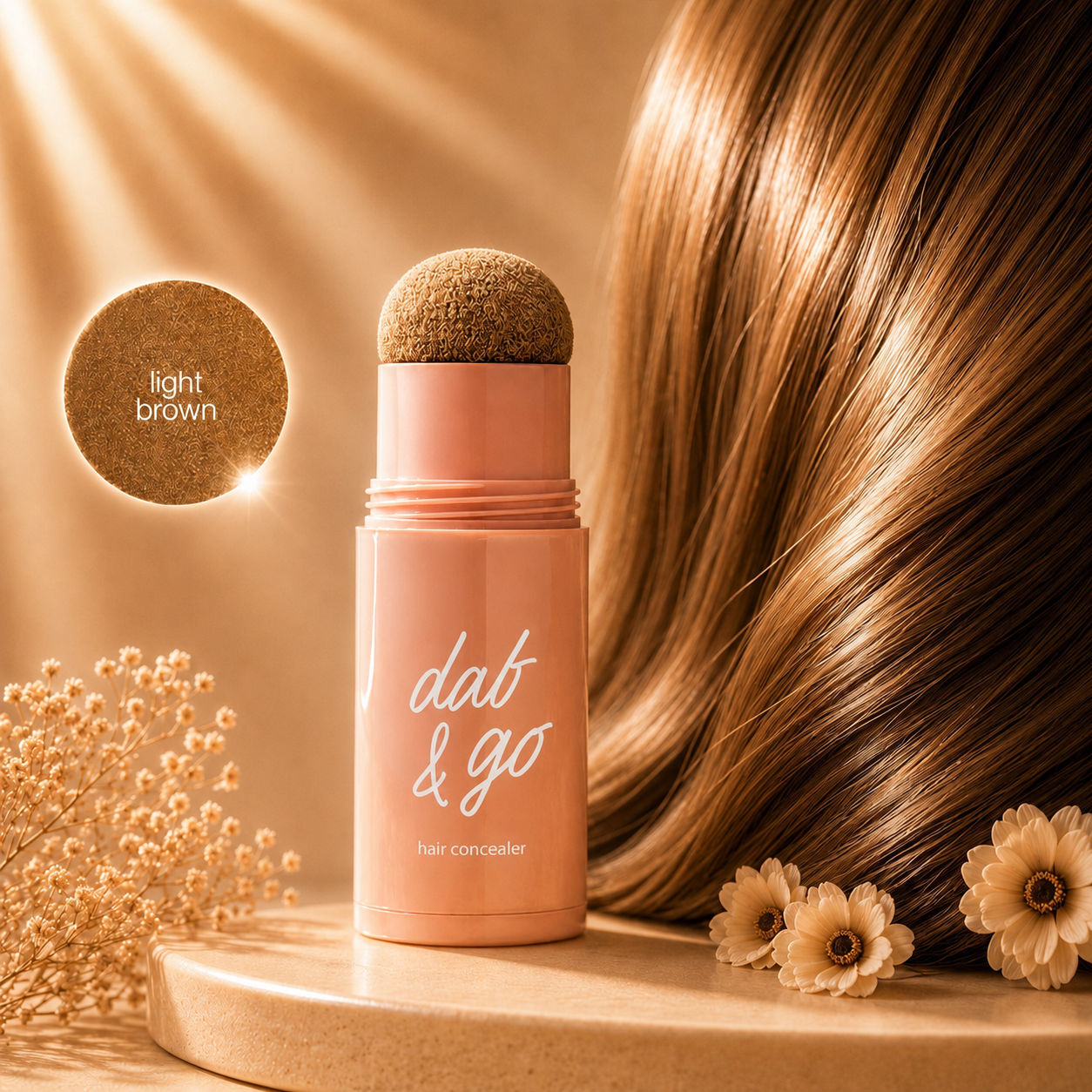 ✨Dab&Go Hair Concealer Stick – Mess-Free Root, Gray & Hairline Touch-Up