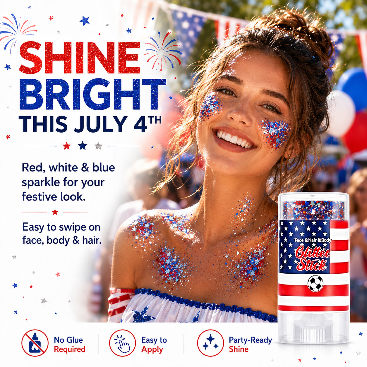 2026 Independence Day Glitter Stick – Special Add-On Offer