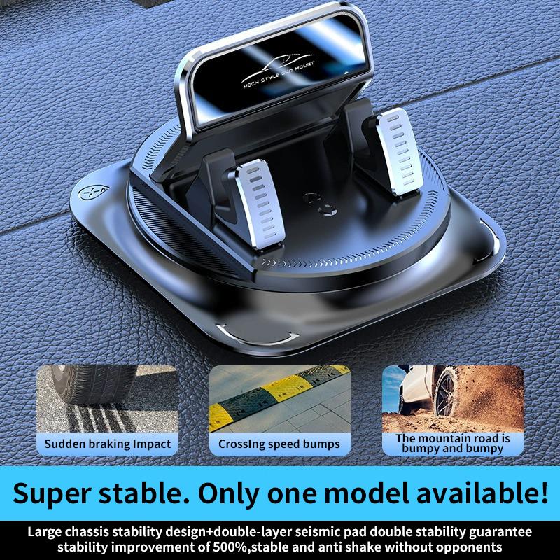 Car phone holder 360 degree rotation, suitablefor car navigation in-car dashboard