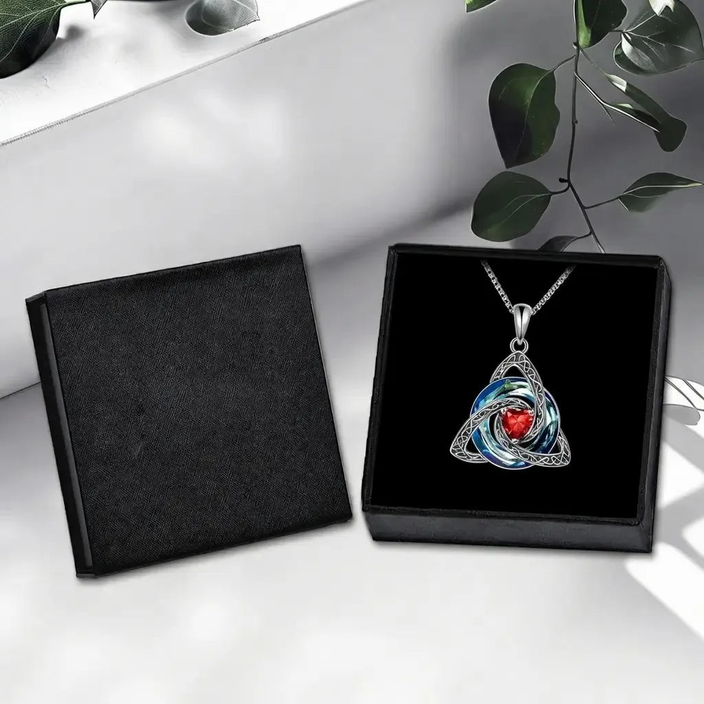 💎 Personalized Birthstone Celtic Knot Necklace – 50% OFF Today 🔥