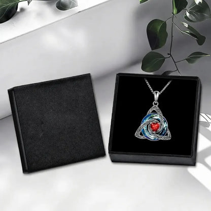 💎 Personalized Birthstone Celtic Knot Necklace – 50% OFF Today 🔥