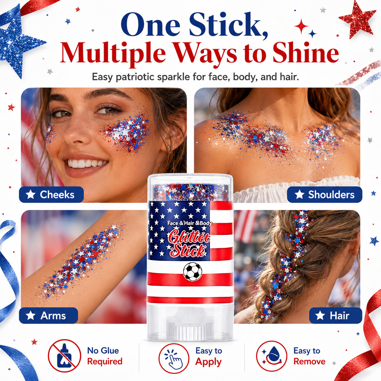2026 Independence Day Glitter Stick – Special Add-On Offer