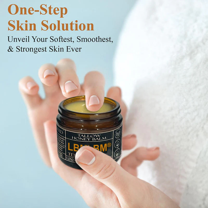 💓LBMLBM® Orange Flavoured Organic Tallow Moisturising Honey Balm