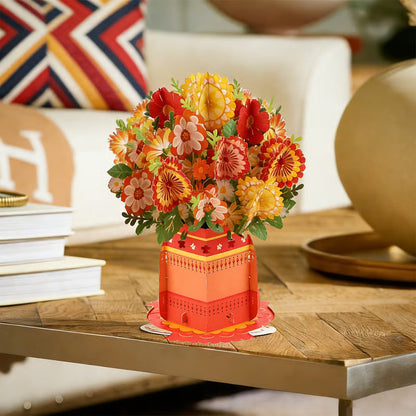 🌸 DIYSTAR 3D Pop-Up Flower Bouquet Card – A Timeless Keepsake for Every Occasion 💖