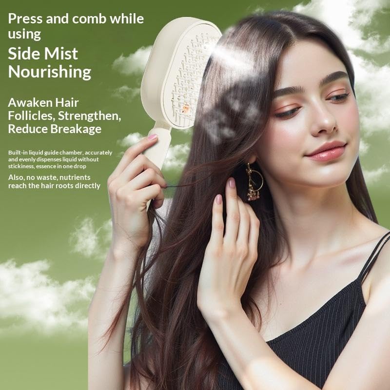 Anti-Frizz Essential Oil Detangling Massage Brush
