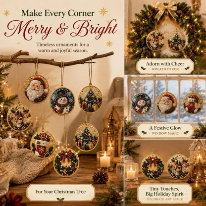 🎄 Christmas DIY Diamond Painting Ornament Kit – 6 Sparkling Tree Decorations | LIMITED-TIME 50% OFF 🎁