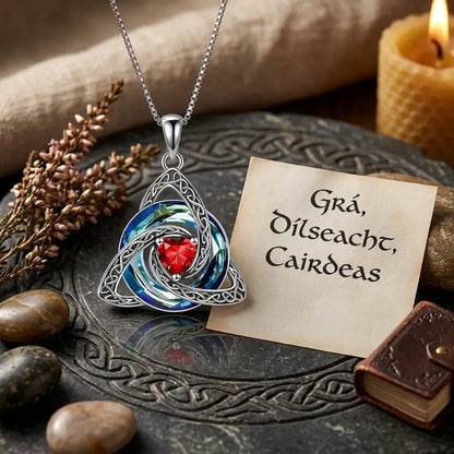 💎 Personalized Birthstone Celtic Knot Necklace – 50% OFF Today 🔥