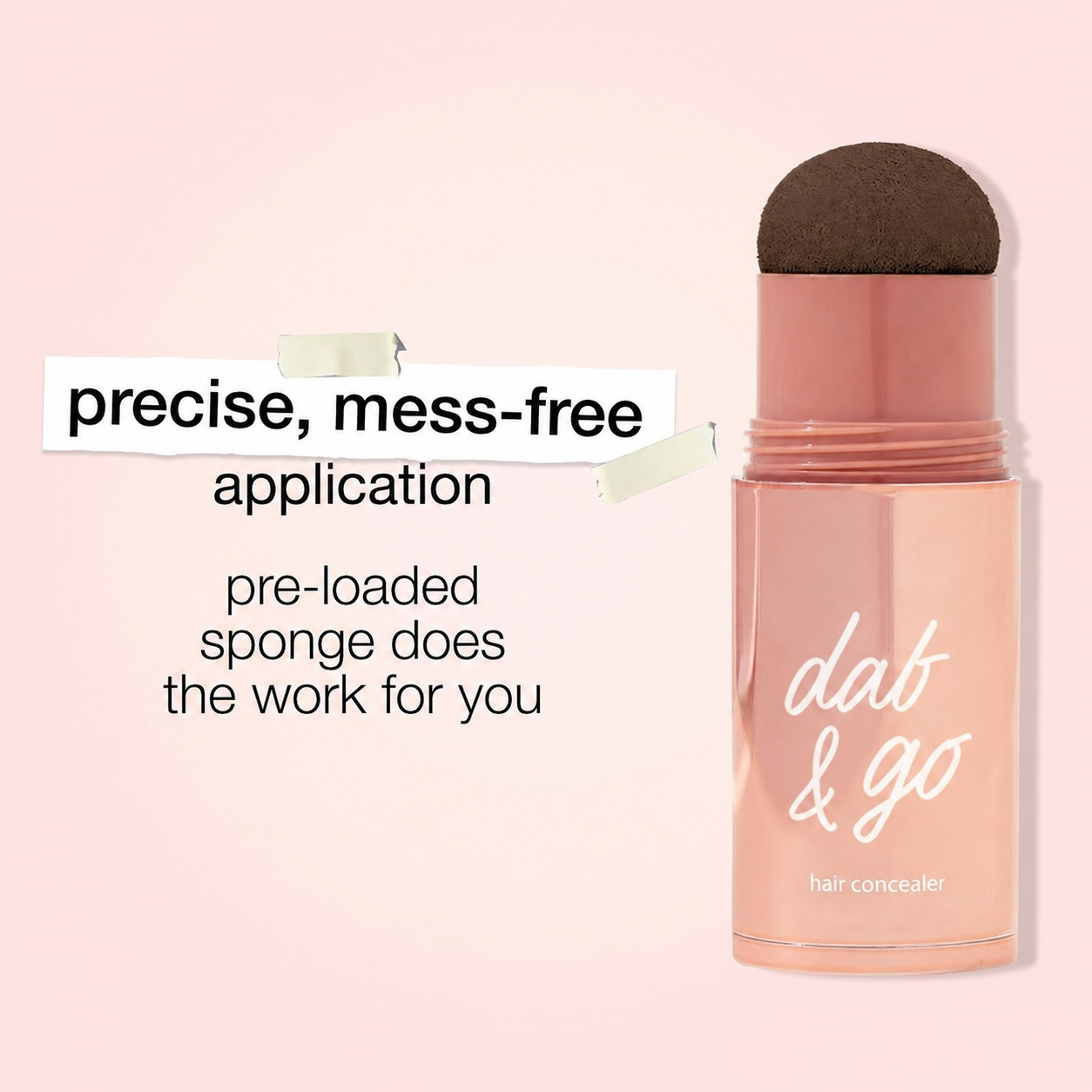 ✨Dab&Go Hair Concealer Stick – Mess-Free Root, Gray & Hairline Touch-Up