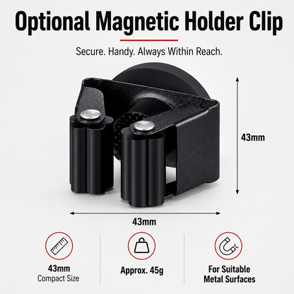 Bendable Rechargeable LED Work Light with Optional Clip for Garage, Car & Emergency Use