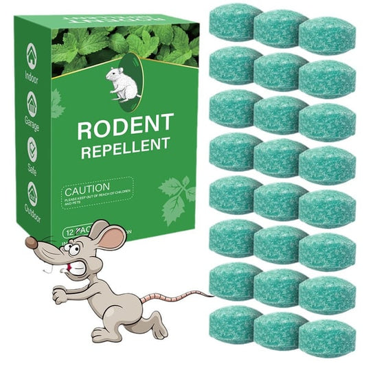 12 Pack Peppermint Pest Repellent Balls - Mice Rats Spiders Gone!