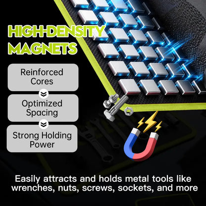 Flexible Magnetic Tool Mat Set for Screws, Sockets & Auto Repairs🛠️🧲