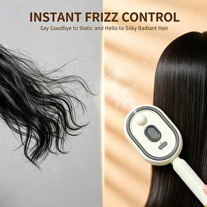 Anti-Frizz Essential Oil Detangling Massage Brush