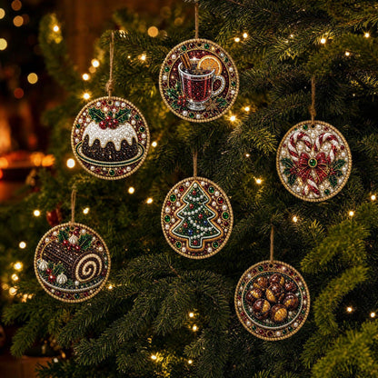 🎄 Christmas DIY Diamond Painting Ornament Kit – 6 Sparkling Tree Decorations | LIMITED-TIME 50% OFF 🎁