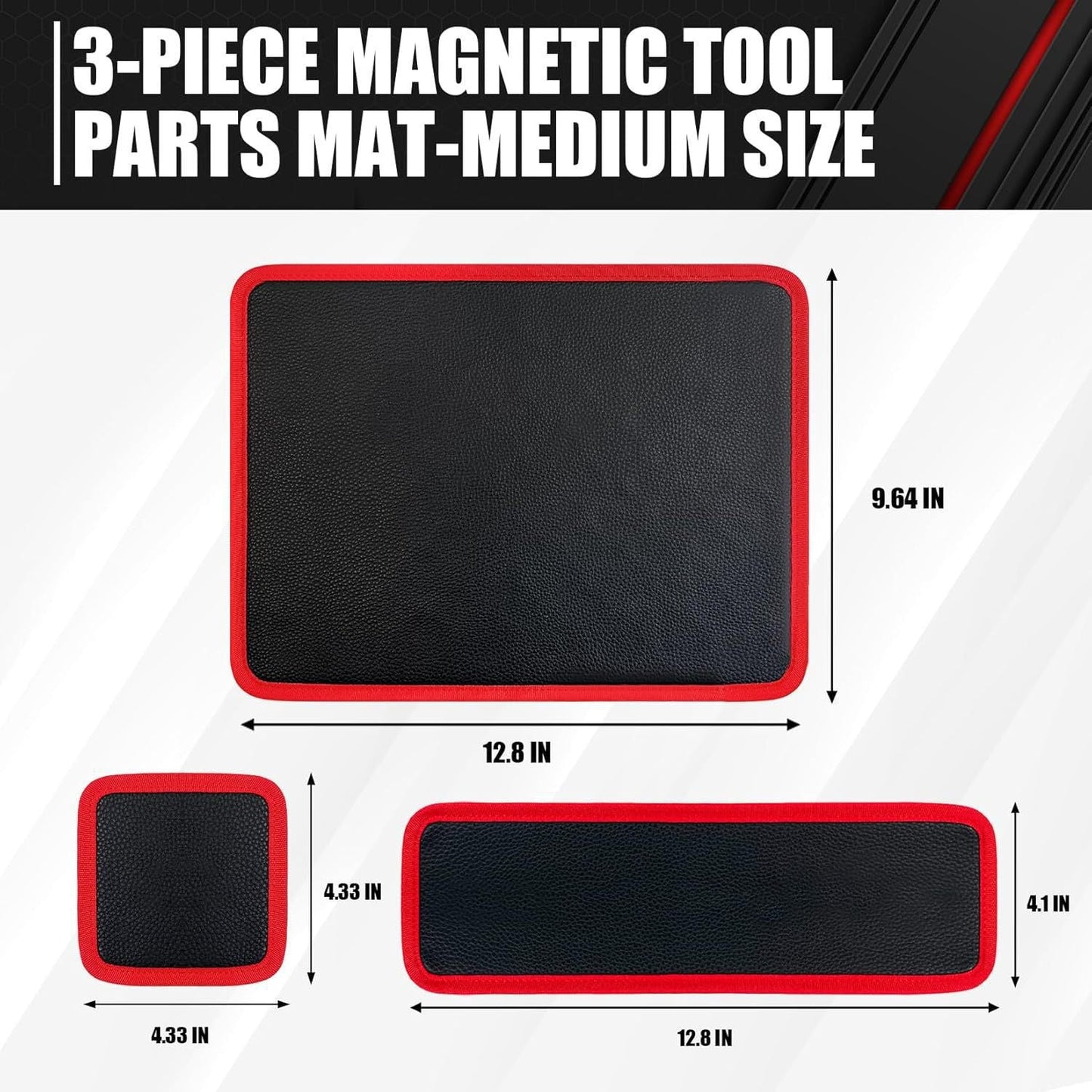 Flexible Magnetic Tool Mat Set for Screws, Sockets & Auto Repairs🛠️🧲