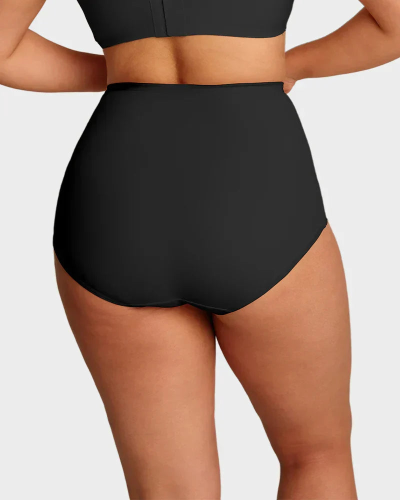 🌸Last Day-Buy 2 Get 3 Packs✨Plus-Size High-Waist Cross Tummy Control Panties