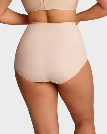 🌸Last Day-Buy 2 Get 3 Packs✨Plus-Size High-Waist Cross Tummy Control Panties
