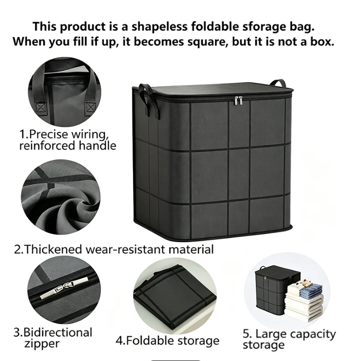 XXL Large Capacity Clothes Storage Bag 210L
