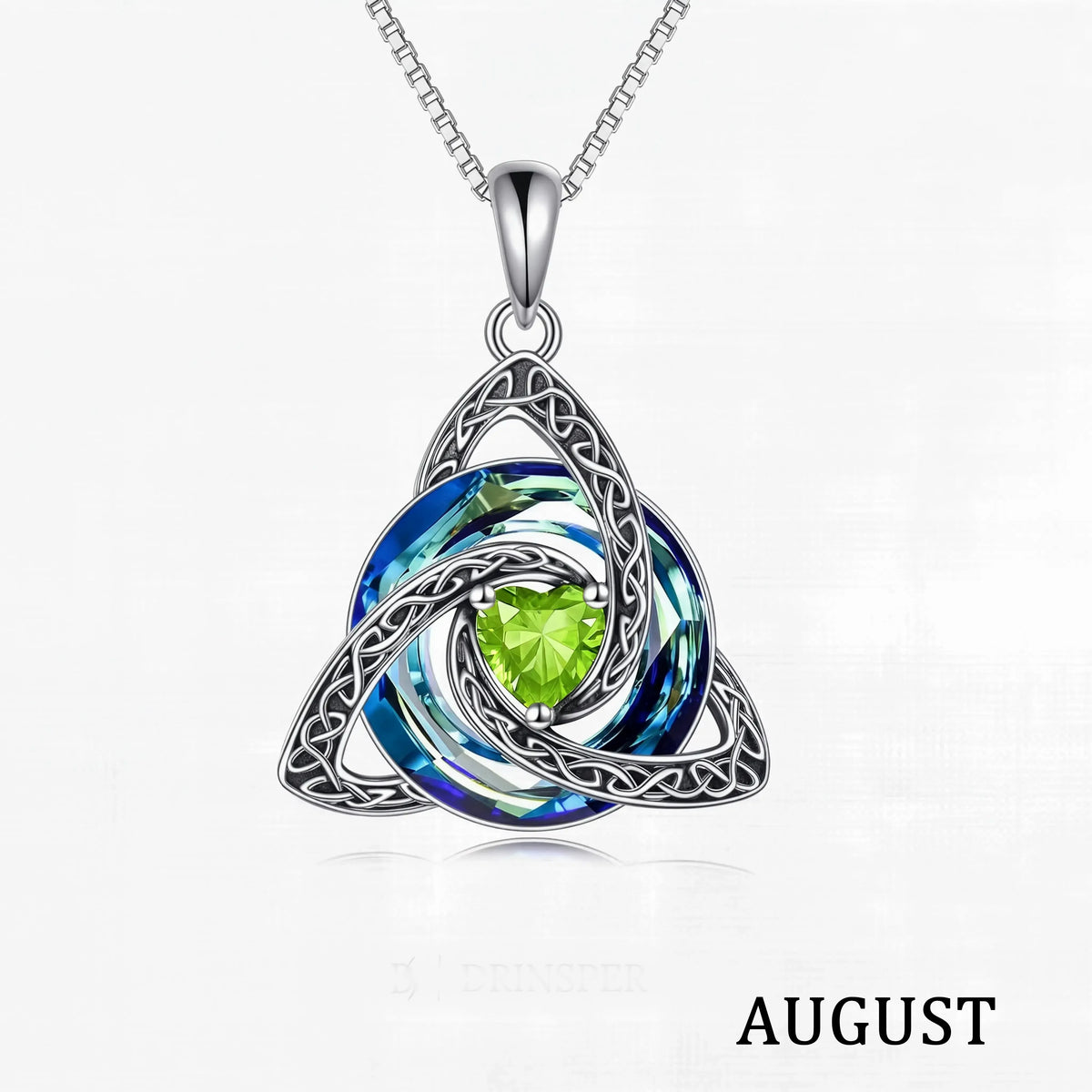 💎 Personalized Birthstone Celtic Knot Necklace – 50% OFF Today 🔥