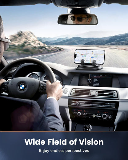 Car phone holder 360 degree rotation, suitablefor car navigation in-car dashboard