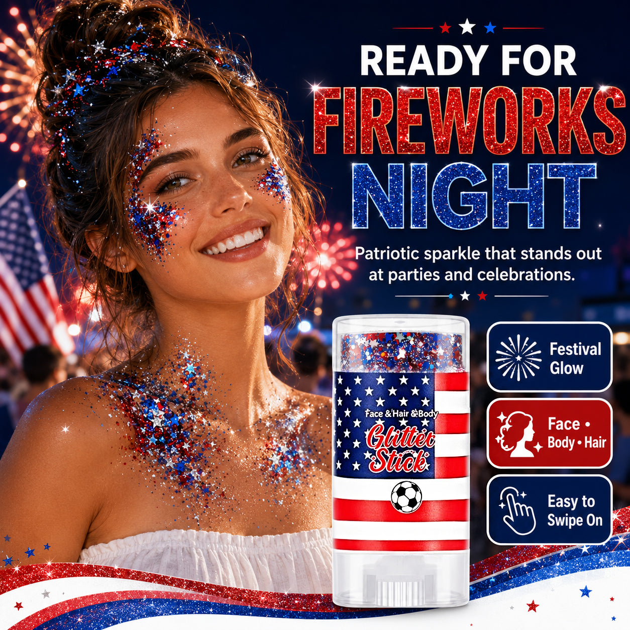 2026 Independence Day Glitter Stick – Special Add-On Offer