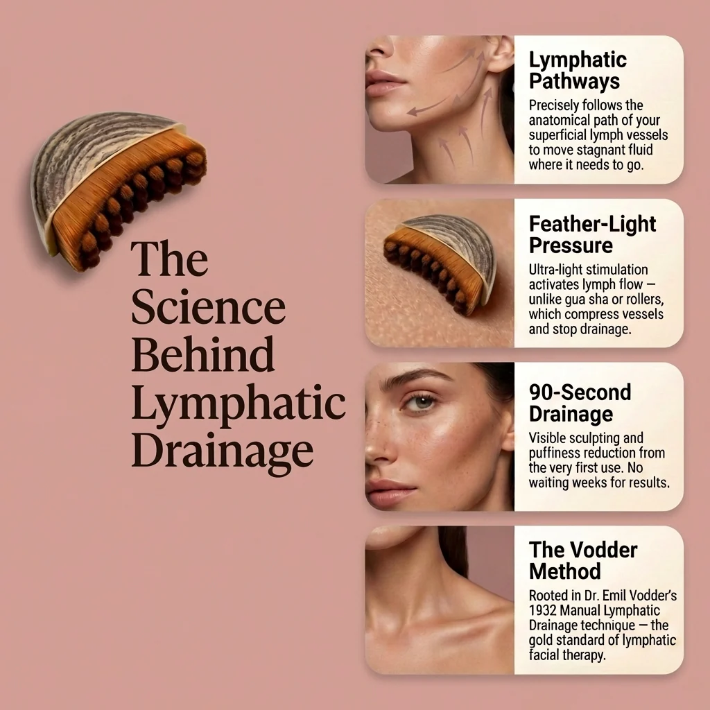 Facial Contour Massage Brush - Daily Soft Lift Ritual