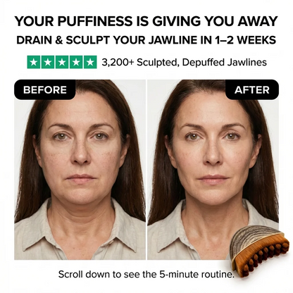 Facial Contour Massage Brush - Daily Soft Lift Ritual