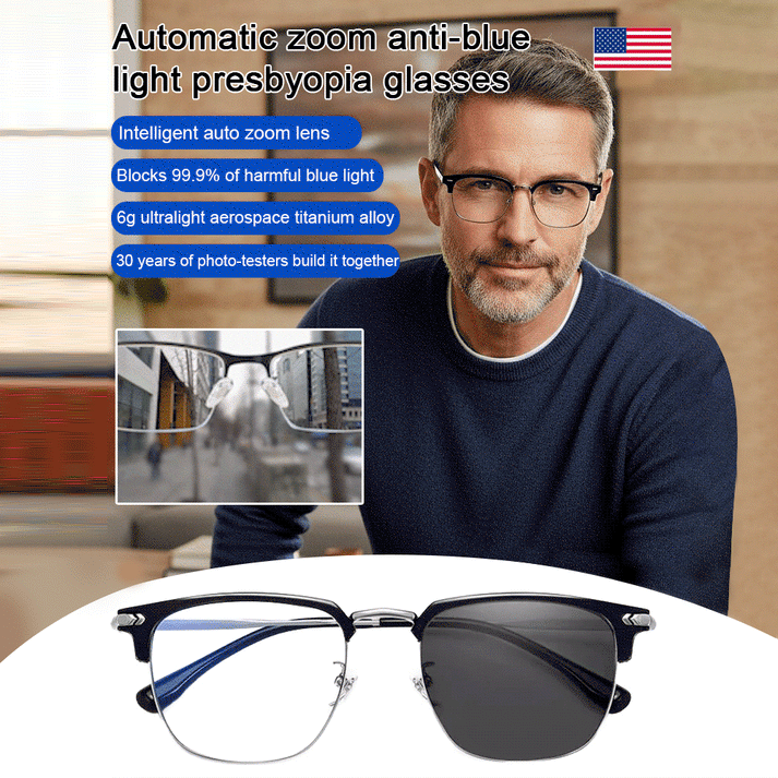 Anti-Blue Light Reading Glasses for Men & Women - Clear Vision & Eye Protection
