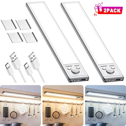 76-LED Wireless Rechargeable Motion Sensor Light | Magnetic Closet & Cabinet Lighting 💡