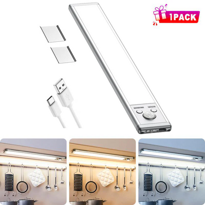 76-LED Wireless Rechargeable Motion Sensor Light | Magnetic Closet & Cabinet Lighting 💡