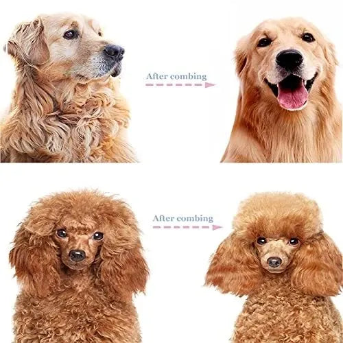 ✨Dual-Sided Pet Deshedding Brush for Dogs & Cats🐶🐱