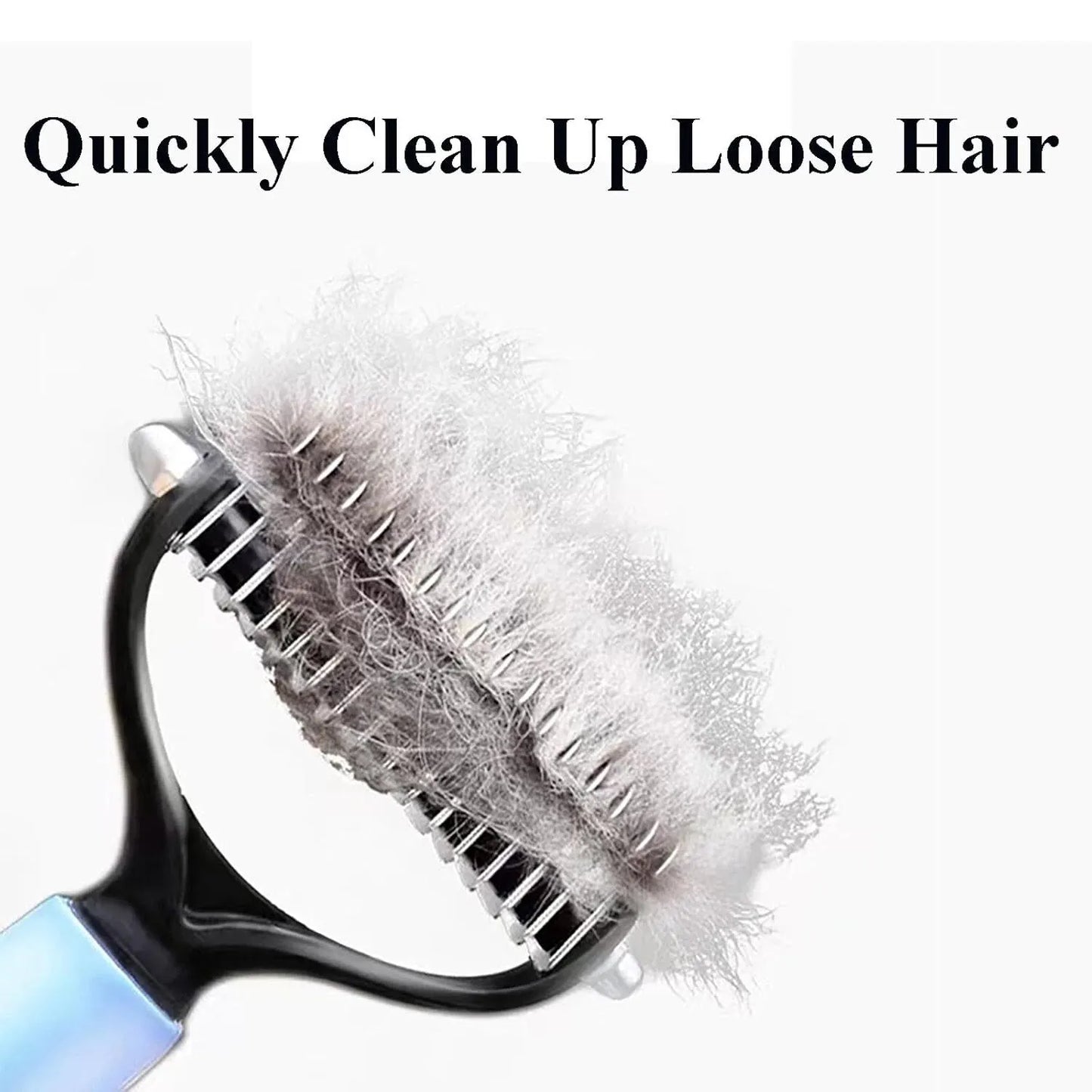 ✨Dual-Sided Pet Deshedding Brush for Dogs & Cats🐶🐱