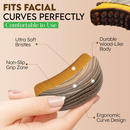 Facial Contour Massage Brush - Daily Soft Lift Ritual