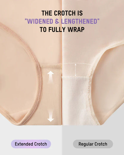 🌸Last Day-Buy 2 Get 3 Packs✨Plus-Size High-Waist Cross Tummy Control Panties