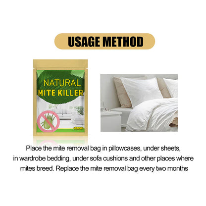 🎁Hot Sale 50% OFF🔥Natural Mite Control Sachet – Plant‑based, non‑toxic & safe around kids & pets